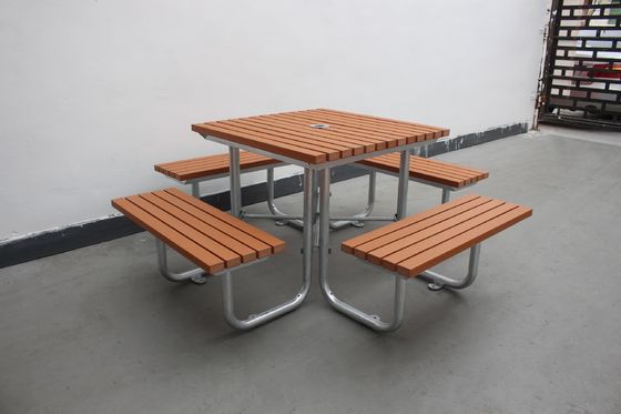 Commercial Outdoor Recycled Plastic Picnic Table And Chair OEM ODM