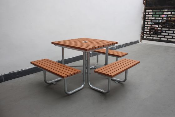 Commercial Outdoor Recycled Plastic Picnic Table And Chair OEM ODM