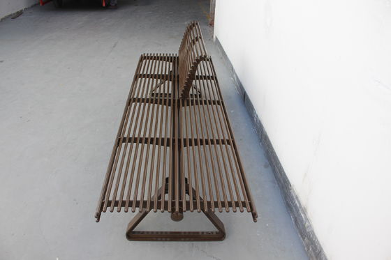Double Side Commercial Metal Benches Outdoor For Patio Park OEM ODM