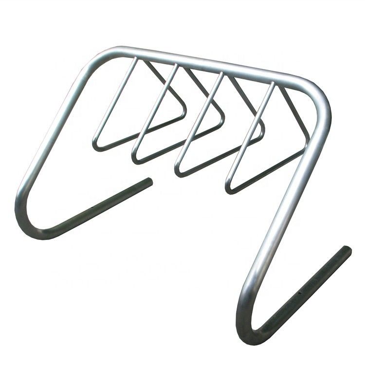 Outdoor Bike Parking Racks 316 Stainless Steel Material With 4 Bike Capacity
